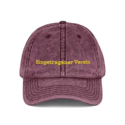 Corevo Vintage Cap „Eingetragener Verein“